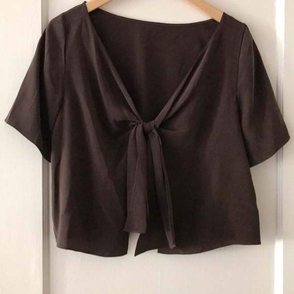 Theory Tops - Theory silk open back top